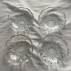 Set Of 4 Glass Bowl / Light Fixture Replacement