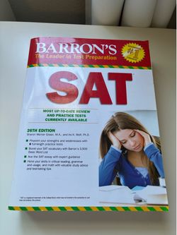 Barron's SAT 26th Edition Study Guide Book (2012) Green & Wolf