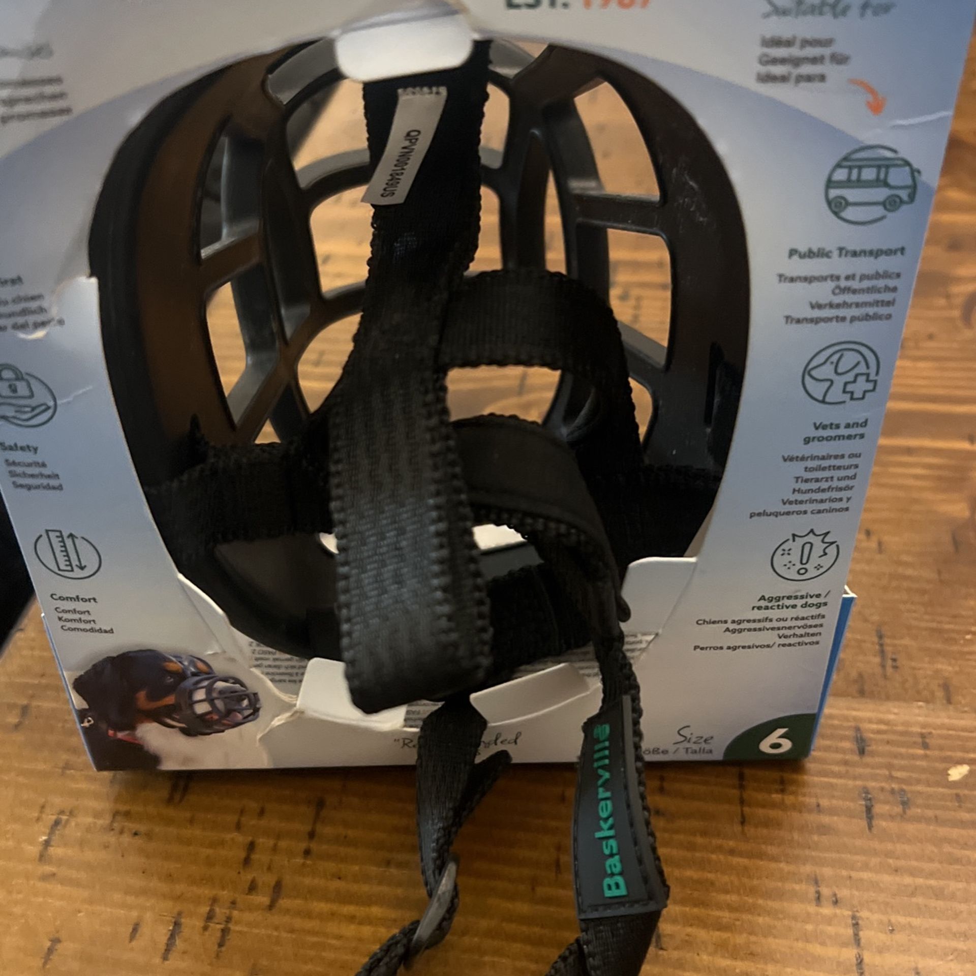 BASKERVILLE ULTRA MUZZLE Patented Breathable Dog Training Muzzle