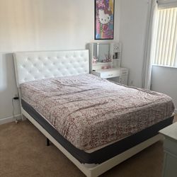 Queen Size Bed Frame And Mattress 