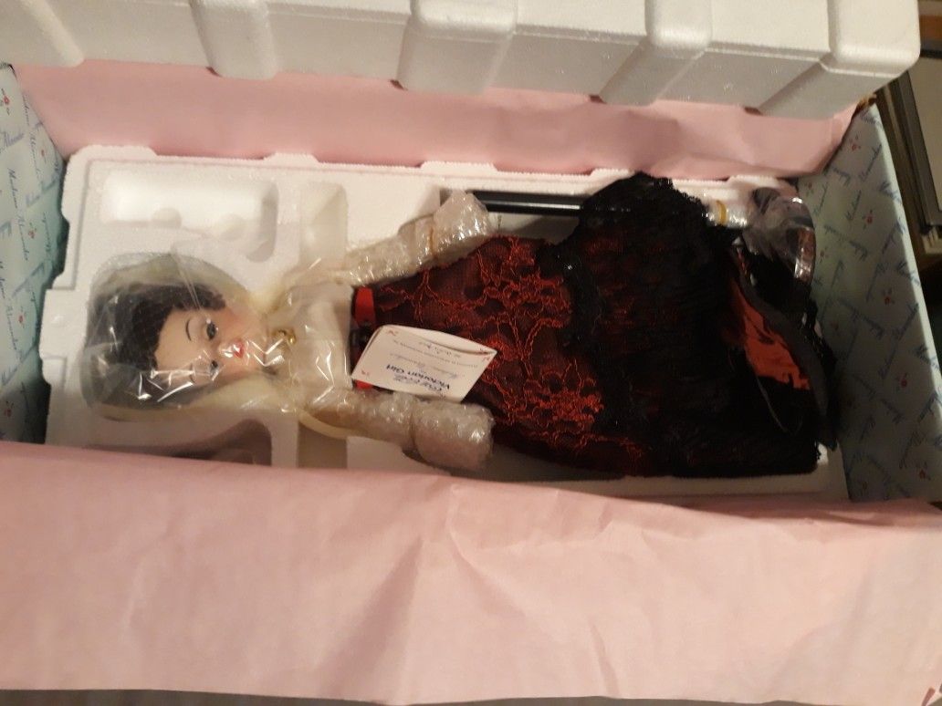 Coca-Cola Collectible Porcelain Doll 