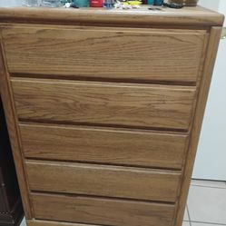 Two sets of drawers
