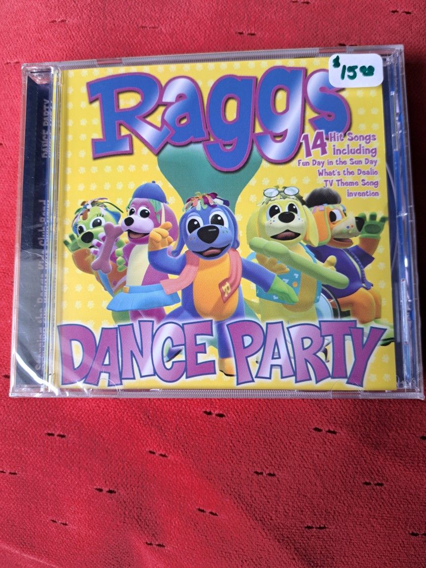 New! The Raggs PBS Kids Club Band Dance Party CD