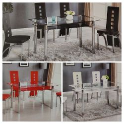 Table And 4 Chairs $599.00 Table And 6 Chairs $749.00
