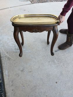Table With Serving Tray