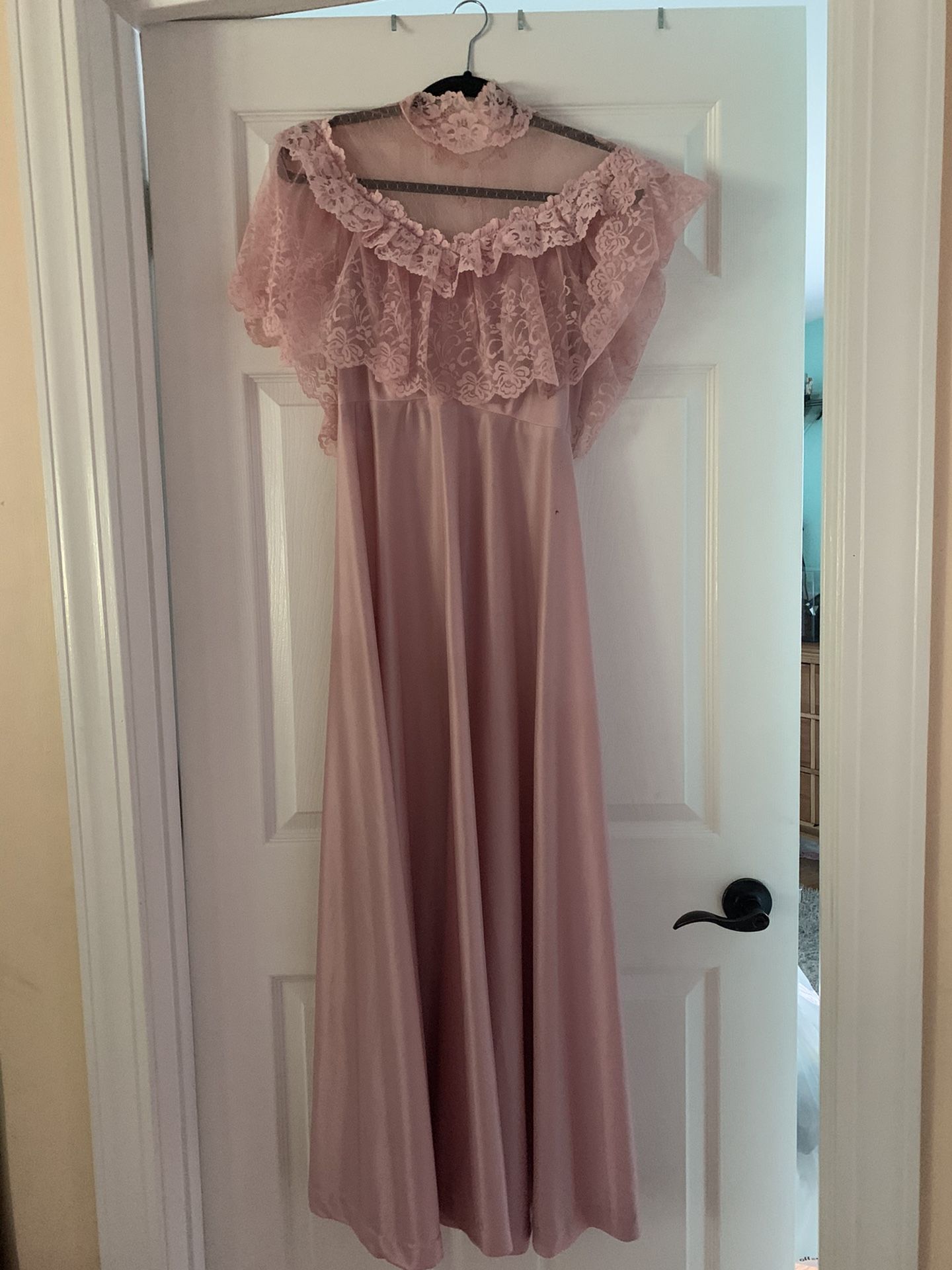 Vintage Pink Dress 1970’s Or 80’s