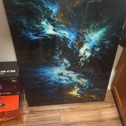 Myth of the sky glass art