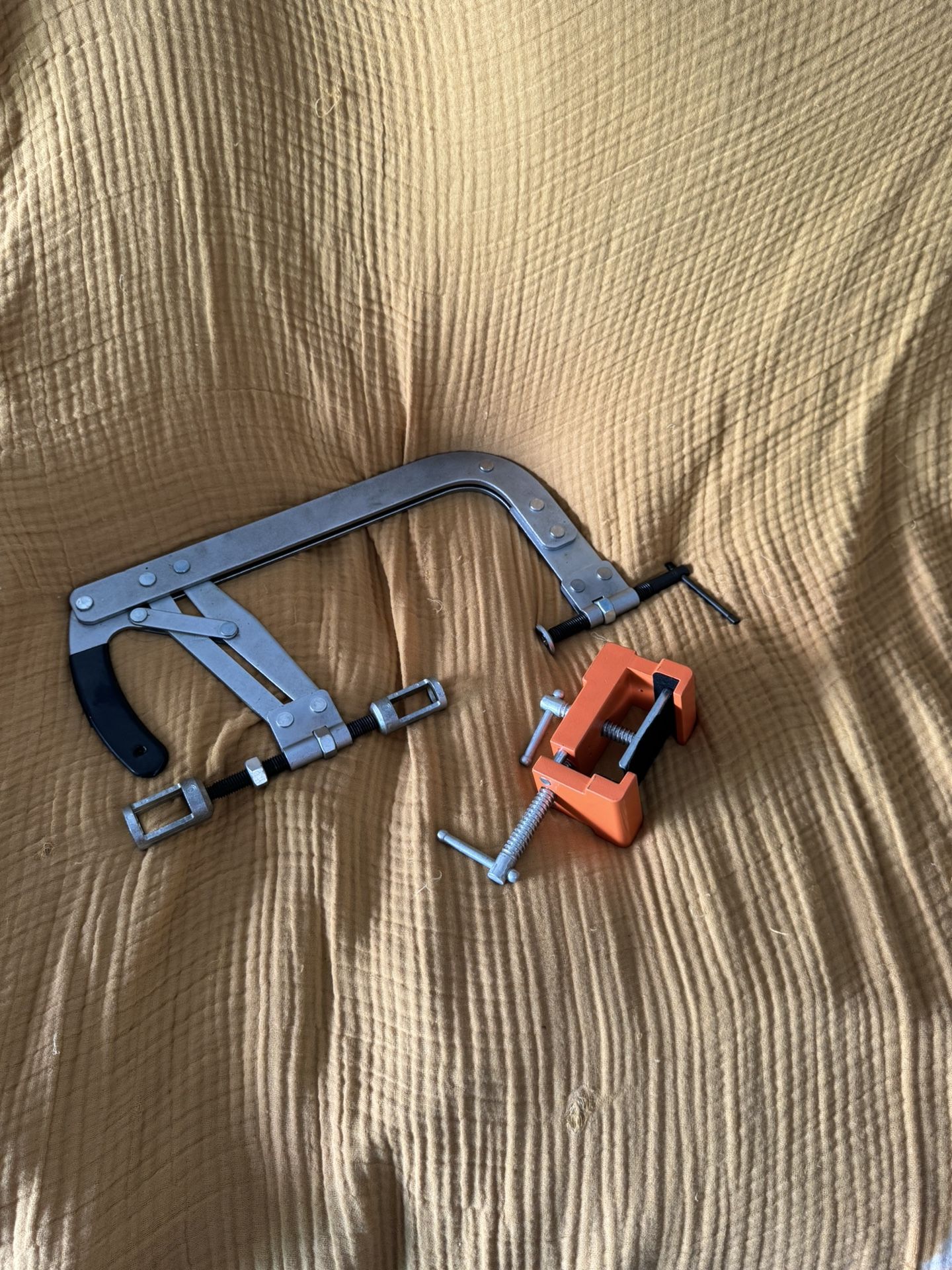 Otc valve spring compressor and Jorgensen Cabinet Claw Clamp