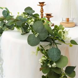 4 Eucalyptus Garlands for Wedding Bridal Shower, Baby Shower, Birthday Decoration, Party Decoration 