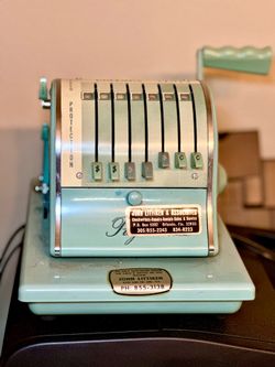 Vintage check stamper