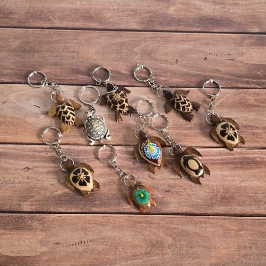 π-WOOD TURTLE KEYCHAIN BUNDLE