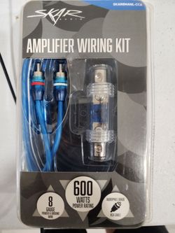 Car amplifier wiring harness kit