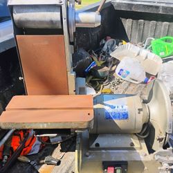 JET JSG-6 PEDESTAL BELT SANDERu-GRINDER 6" X 48" 