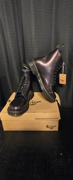 Dr Martens 1460 Pascal Chroma Metallic Cherry Red