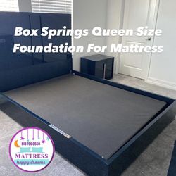 🔥SPECIAL OFFERS🔥 Queen Size Box Springs New From Factory Also Available in Twin, Full, King and Cali-King