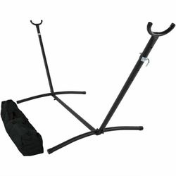 Ultimate Patio Brazilian Portable Hammock Stand w/ Carrying Case - Black