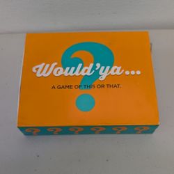 Would 'ya Card Game