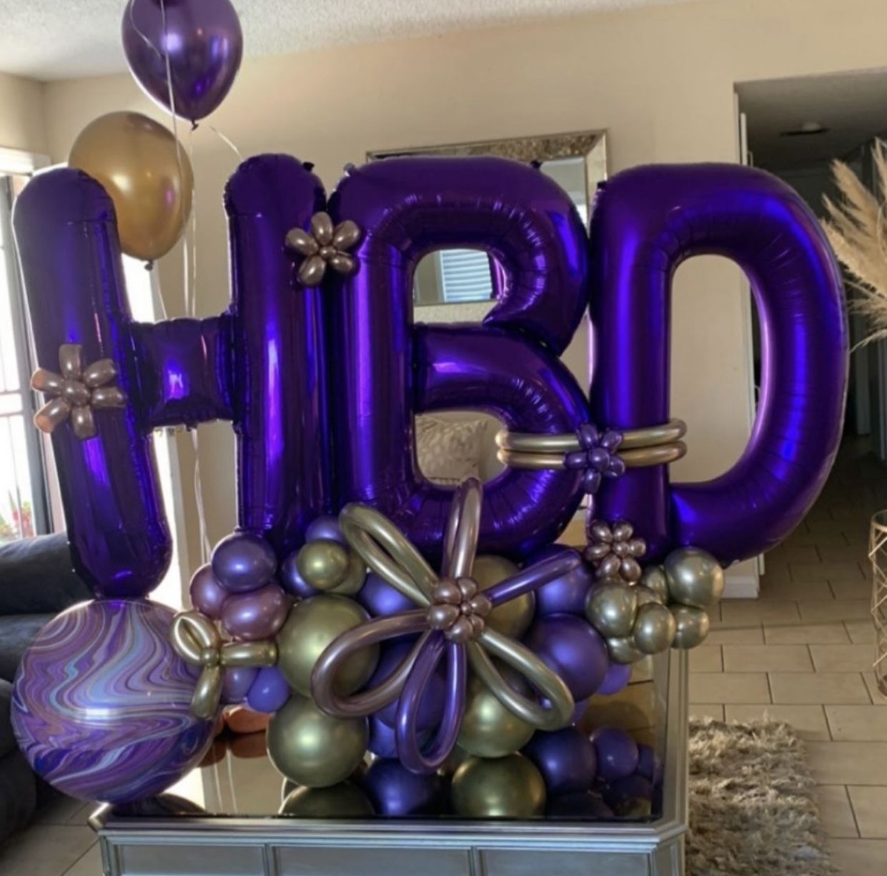 Balloon Boquet Arrangment 