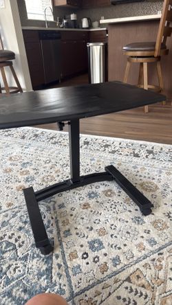 Adjustable Rolling Laptop / TV Tray Tables – Set of 2 – Excellent Condition