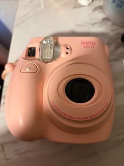 Instax camera with accessories