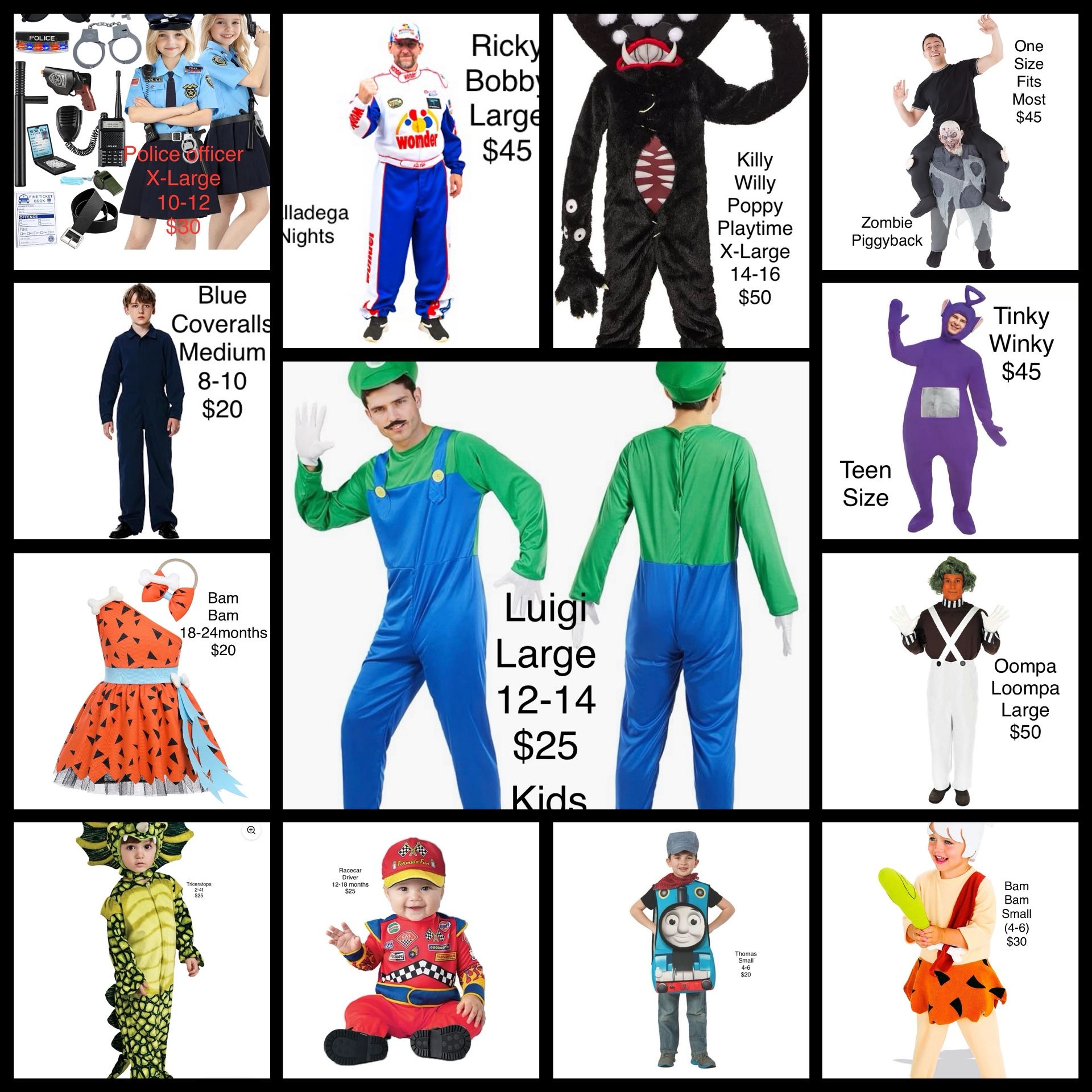 Halloween Costumes For Sale