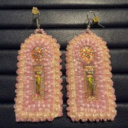 Beaded Native American Earrings Authentic