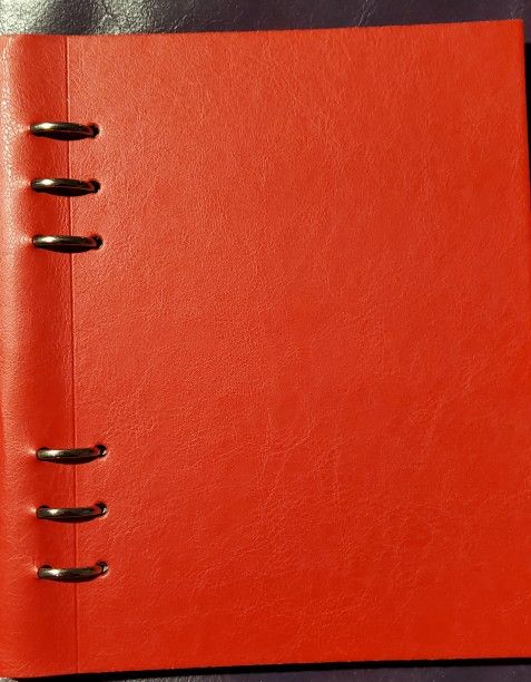 Red A5 Filofax Clipbook