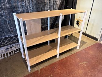 IKEA Jättesta Scandinavian Style Bamboo 3 Tier Bookshelf