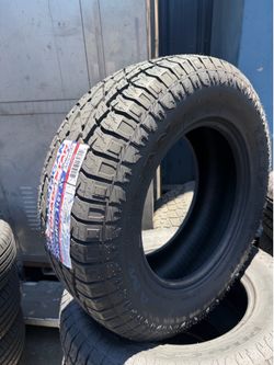 265/65/17 American Roadstar All Terrain Tires installed and balanced / instaladas y balanceadas