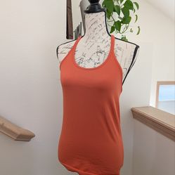EUC ATHLETA Renew Built-In Bra Tank A-C - Persimmon, S