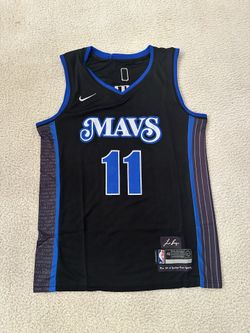 Kyrie Irving Dallas Mavs Black Blue Jersey