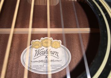 Washburn D100B 6 String Black Acoustic Guitar for Sale in Miami