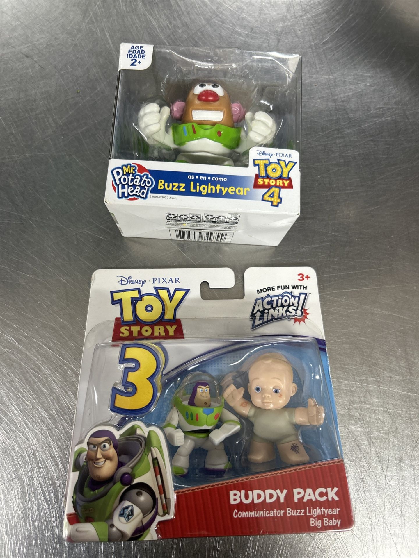 SET OF 2 DISNEY PIXAR TOY STORY MR POTATO HEAD AND BUDDY PACK BOTH NEX