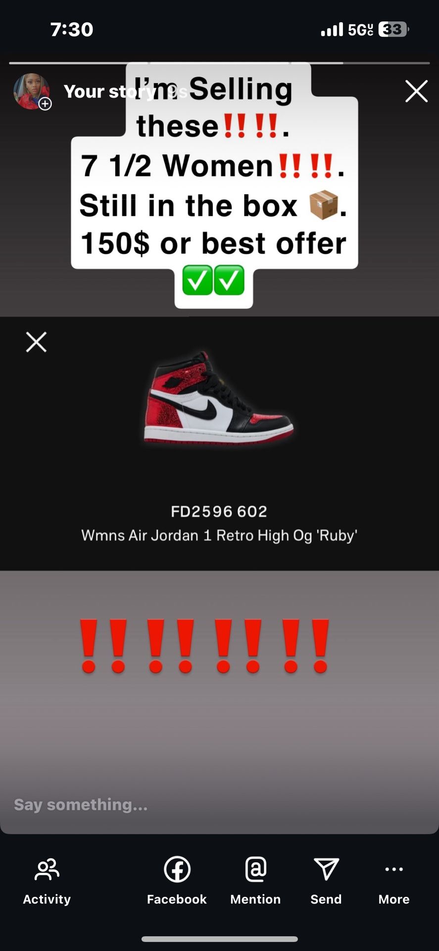 Wmns Air Jordan 1 Retro High OG 'Ruby'