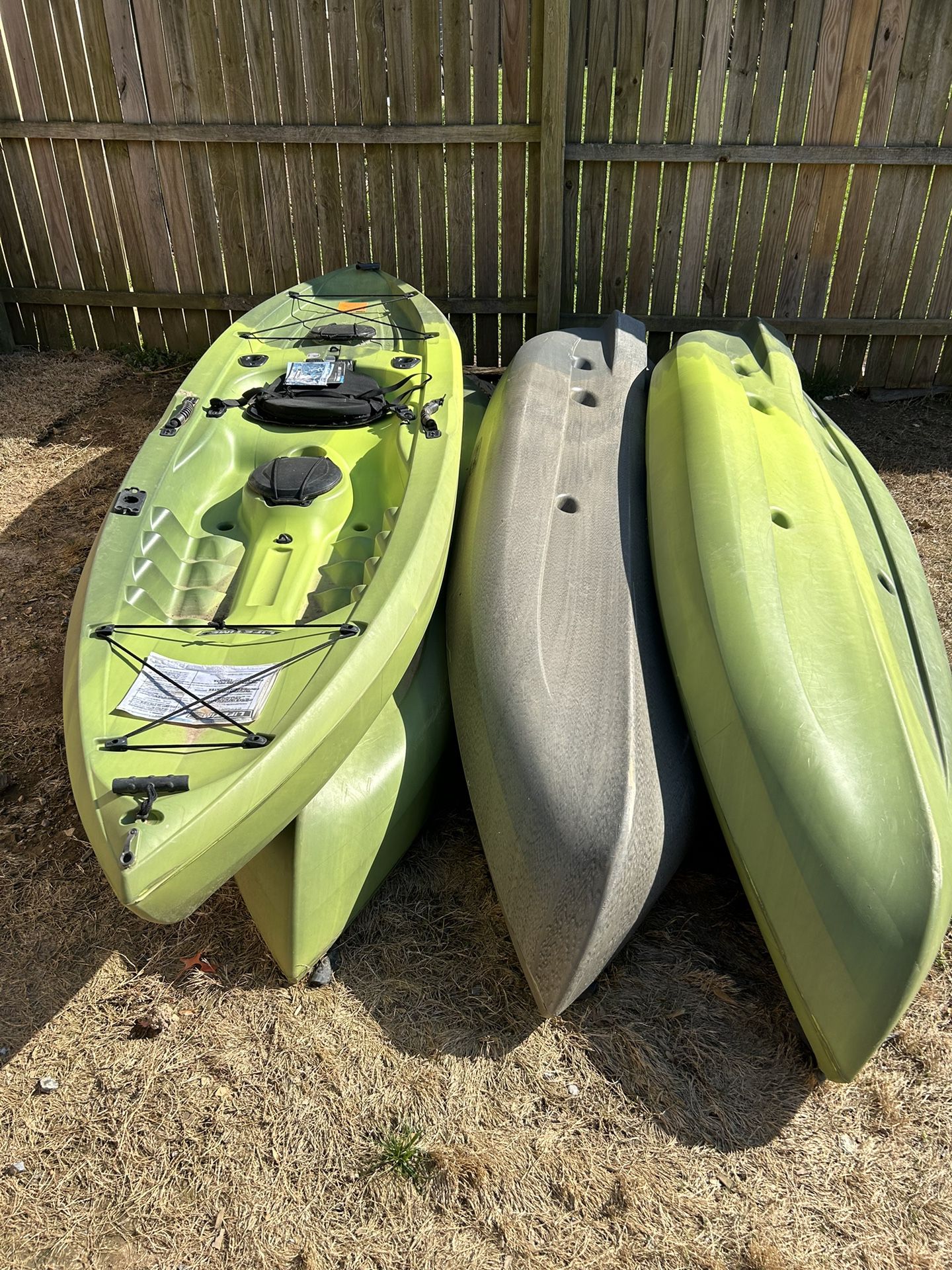 4 1 Man Kayaks For Sale $50 Each Buy 1 Or All
