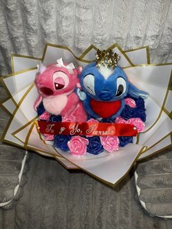 Stitch Valentine Bouquet Flower