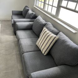 Sofa and loveseat