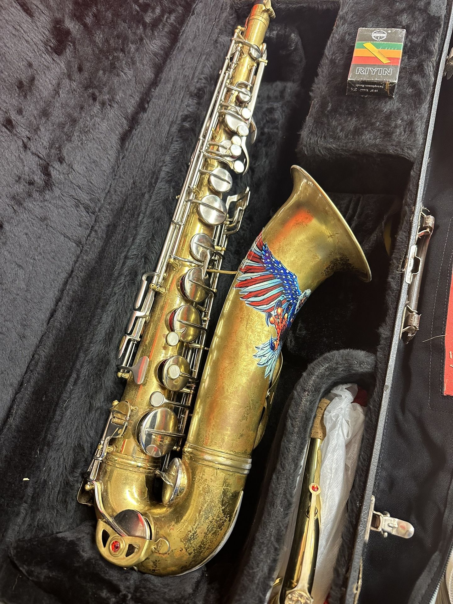 WACO Antique Vintage 1972 Custom Conn Eagle TENOR Saxophone $900 Firm