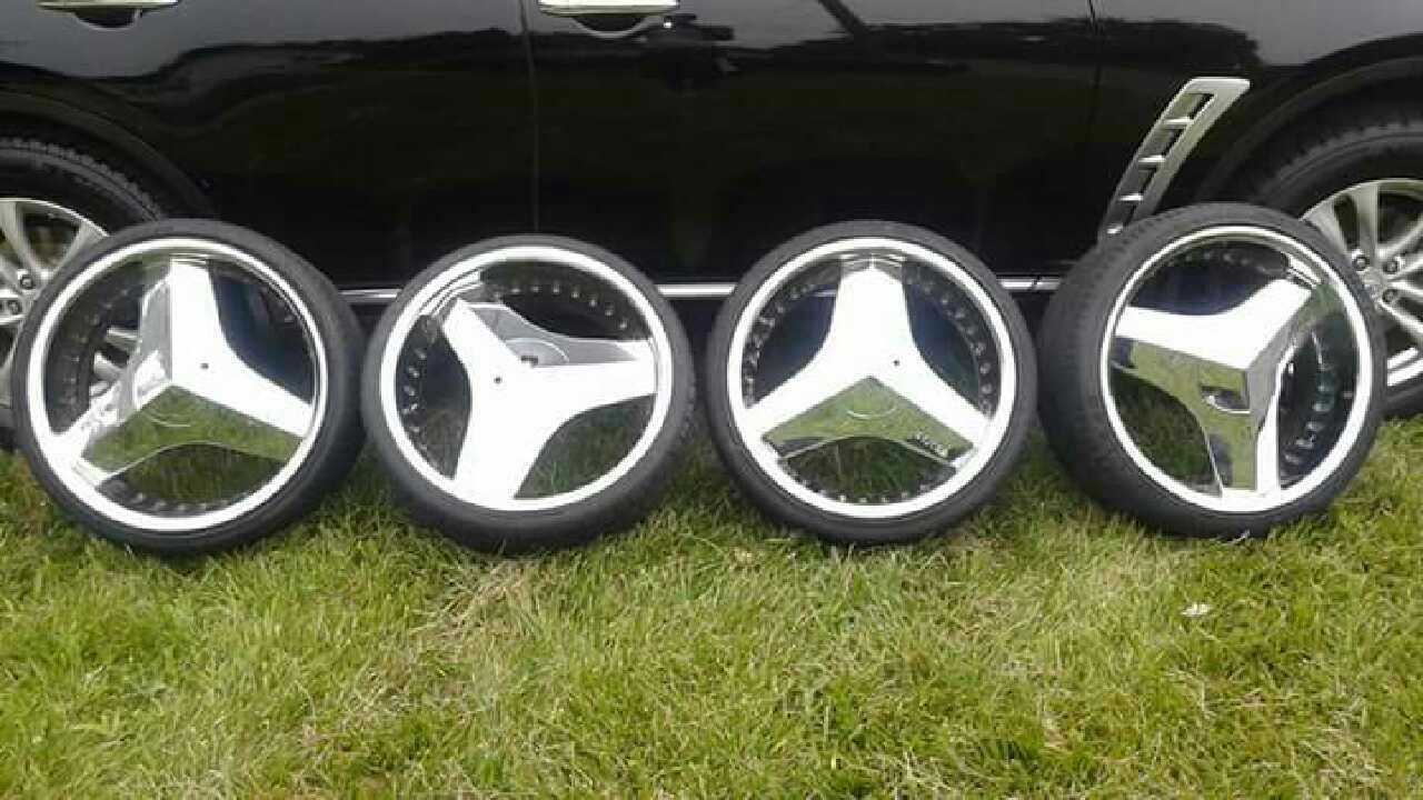 20" inch Starr.357 Killa rims chrome blades 5x108 & 5x112 bolt pattern