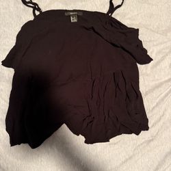 Forever 21 Women’s Elegant Black Camisole Size L