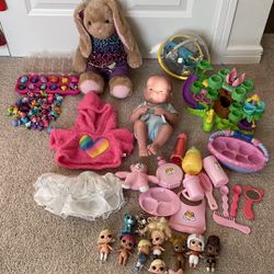 A Lot Of Kids Toys