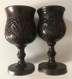 Ebony Wood Wine Cup
