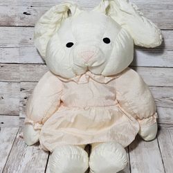 Vintage Mervyn's Bunny Stuffed Animal 11" Rare Collectible Made In Korea