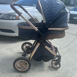 Premium 3-in-1 Baby Stroller (Car Seat & Base Included)