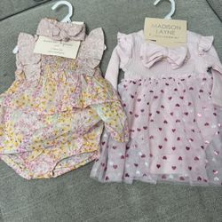 Two brand new outfits with tags