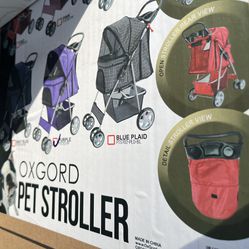 Purple Pet Stroller 