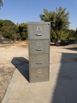 Heavy Duty 4-Drawer Metal Filing Cabinet