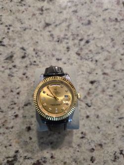 Presidential 2 Tone Gold Dial