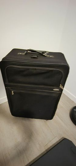 $5 Large Black Soft-Shell Rolling Suitcase