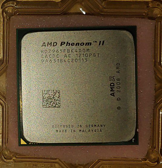 AMD Phenom II x4 965 Black Edition CPU processor